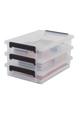 IRIS Little Large Box - A4 Format - set of 3- LLB-A4 - Transparent