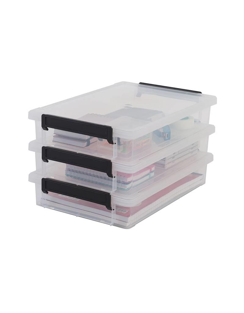 IRIS Little Large Box - A4 Format - set van 3- LLB-A4 - Transparant