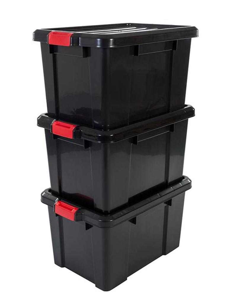 IRIS Power Box - 50 liter - set van 3 - SK-450 - Black