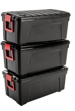 IRIS Store It All Box - 75 liter - set van 3 - SIA-75 - Black