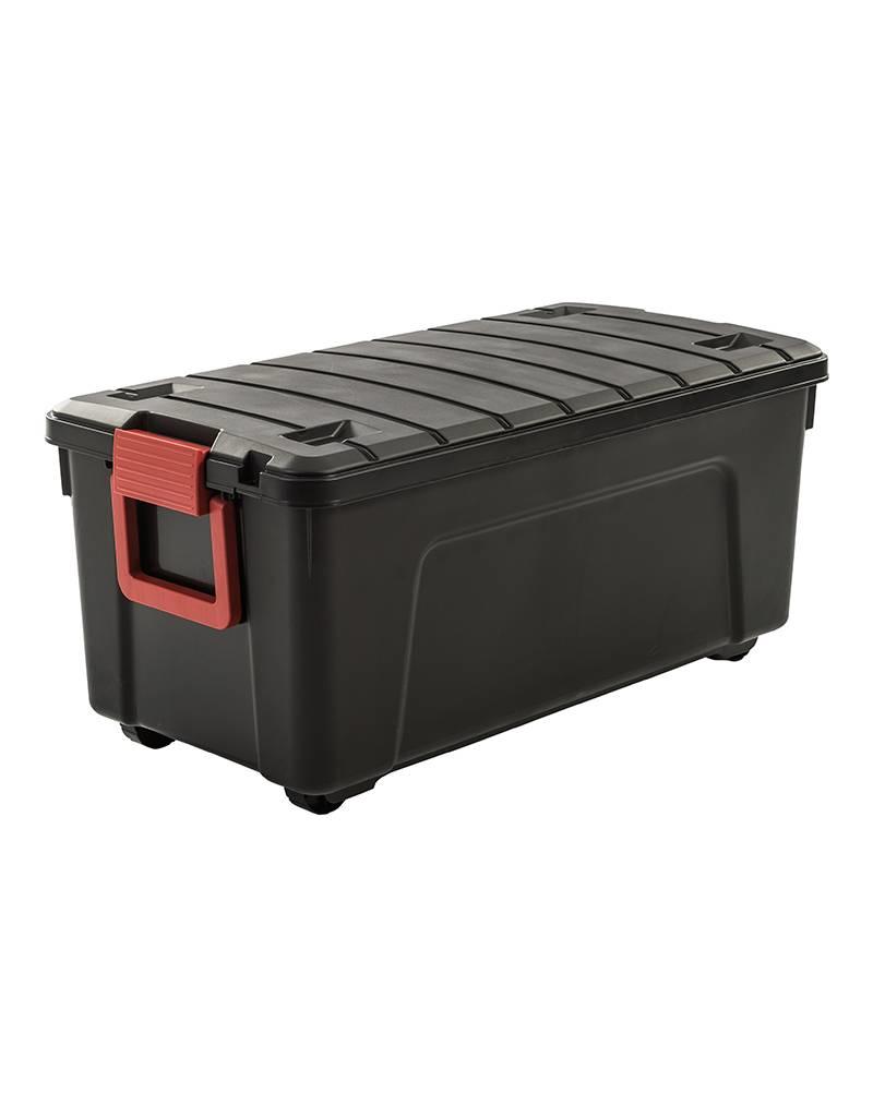 IRIS Store It All Box - 75 liters - set of 3 - SIA-75 - Black