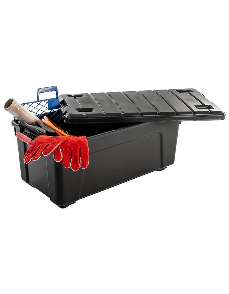 IRIS Store It All Box - 75 liters - set of 3 - SIA-75 - Black