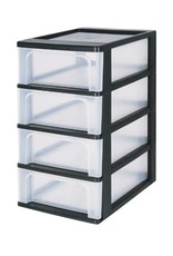 IRIS Organizer Chest - 4 lades - OCH-2004 - Black