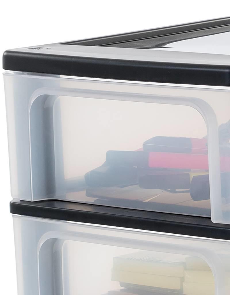 IRIS Organizer Chest - 4 drawers - OCH-2004 - Black