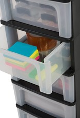 IRIS Organizer Chest - 8 drawers - OCH-2008 - Black