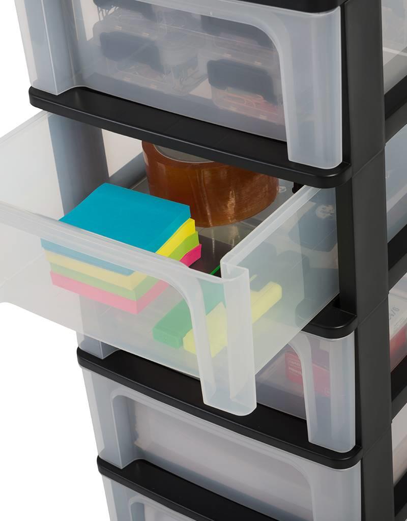 IRIS Organizer Chest - 8 lades - OCH-2008 - Black