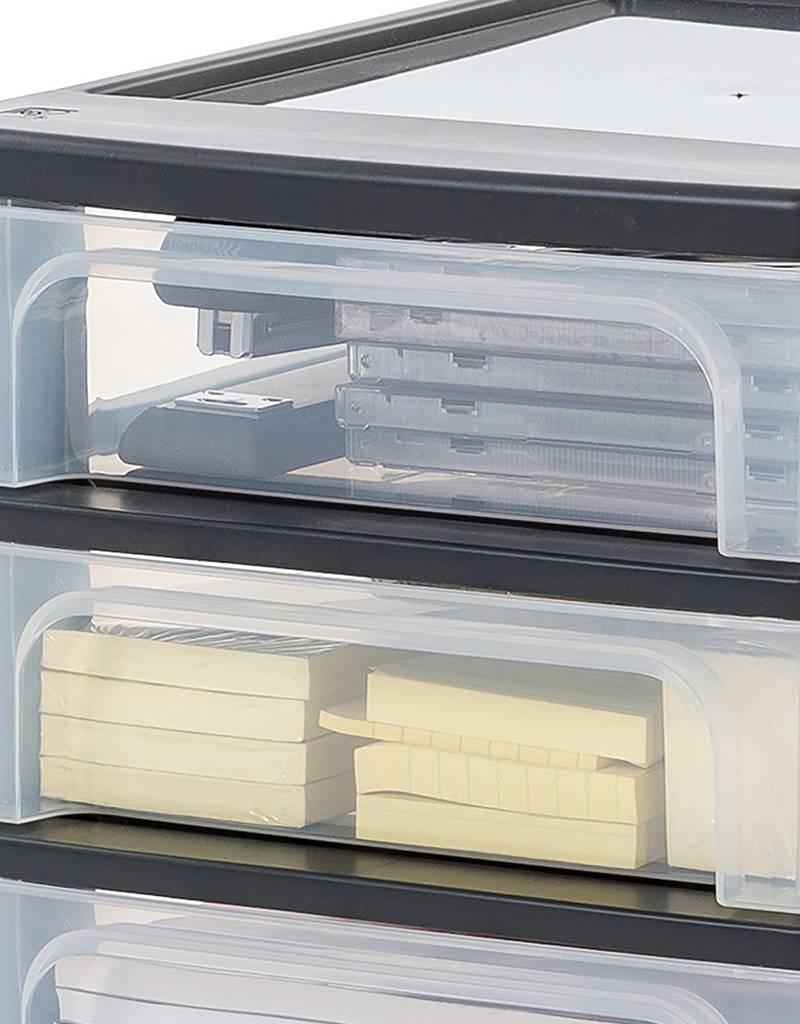 IRIS Organizer Chest - 8 lades - OCH-2008 - Black