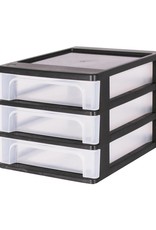 IRIS Organizer Chest - 3 drawers - OCH-2030 - Black