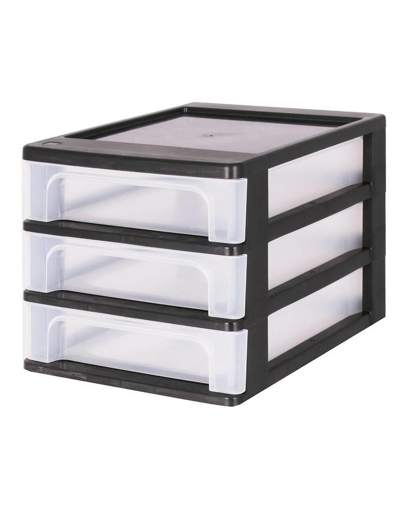 IRIS Organizer Chest - 3 drawers - OCH-2030 - Black