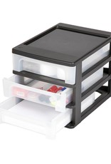 IRIS Organizer Chest - 3 drawers - OCH-2030 - Black