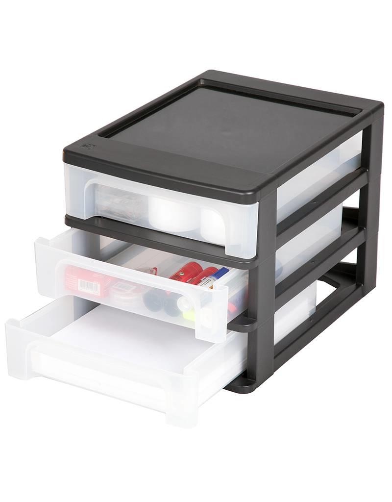 IRIS Organizer Chest - 3 lades - OCH-2030 - Black