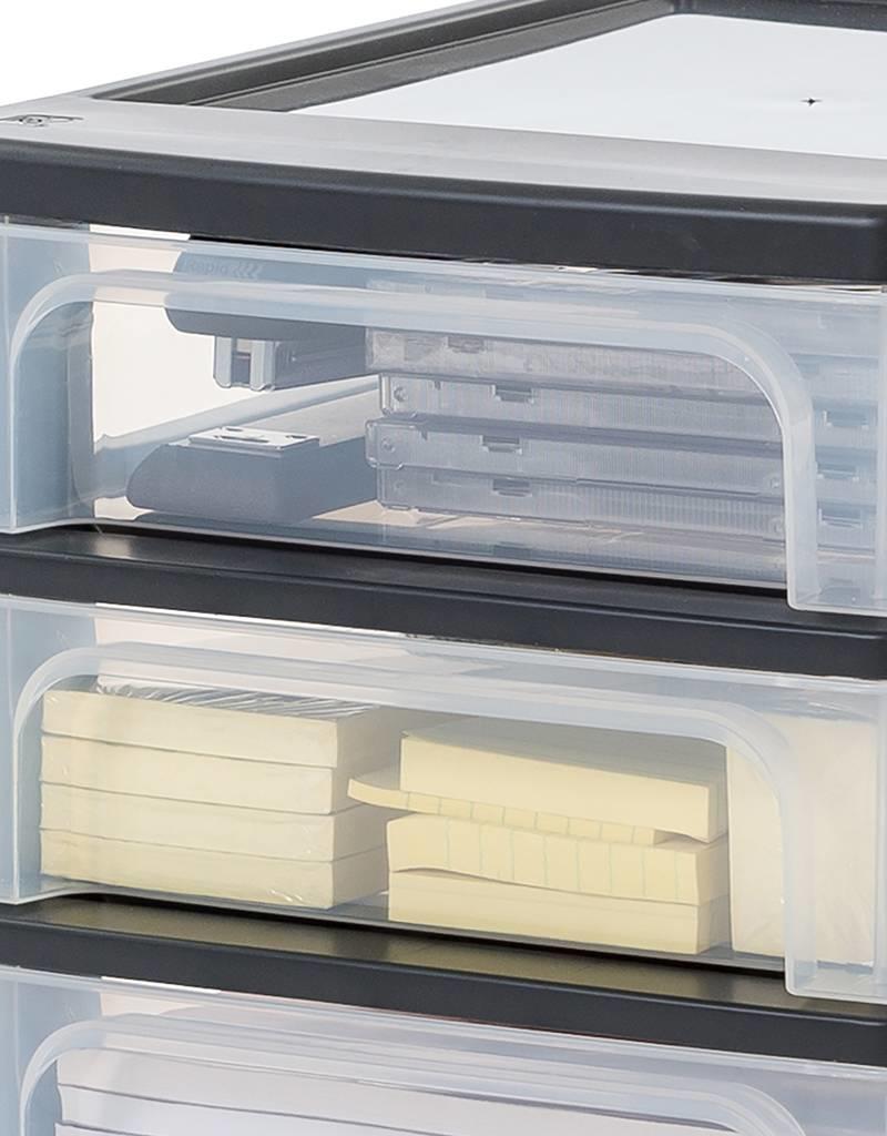 IRIS Organizer Chest - 3 lades - OCH-2030 - Black