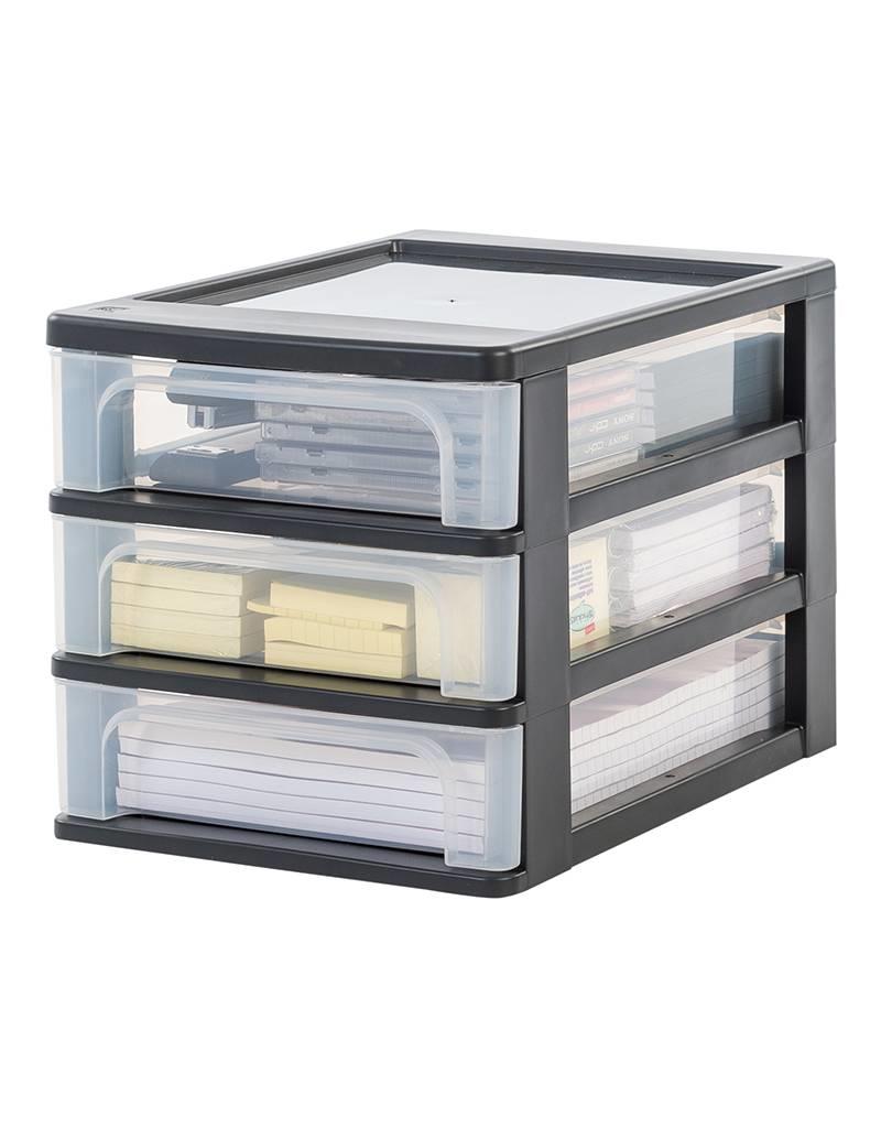 IRIS Organizer Chest - 3 drawers - OCH-2030 - Black