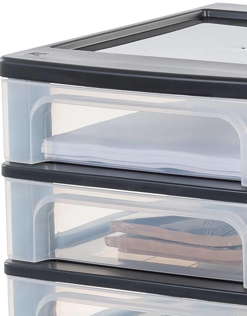 IRIS Organizer Chest - 8 drawers - OCH-2080 - Black