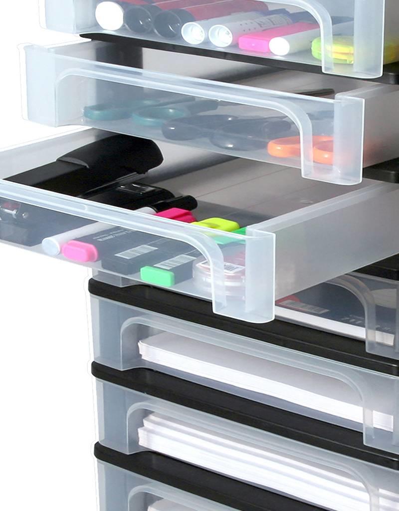 IRIS Organizer Chest - 10 drawers - OCH-2100 - Black