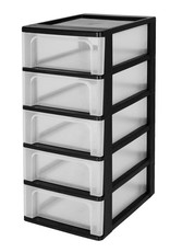 IRIS Organizer Chest - 5 drawers - OCH-2005 - Black