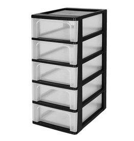 IRIS Organizer Chest - 5 drawers - OCH-2005 - Black