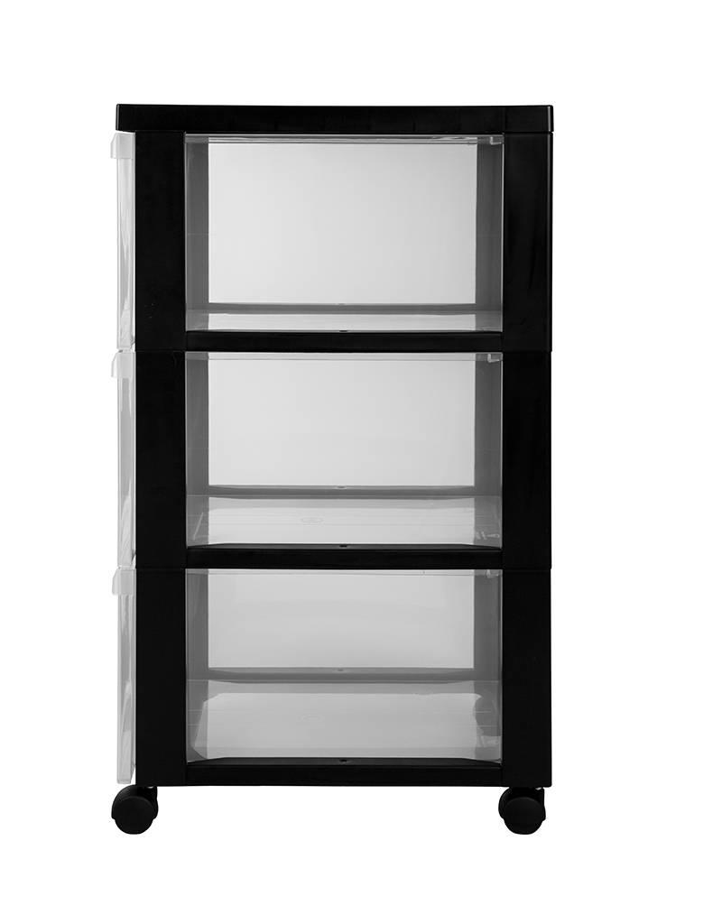 IRIS Design Chest - 3 drawers - DC-303 - Black