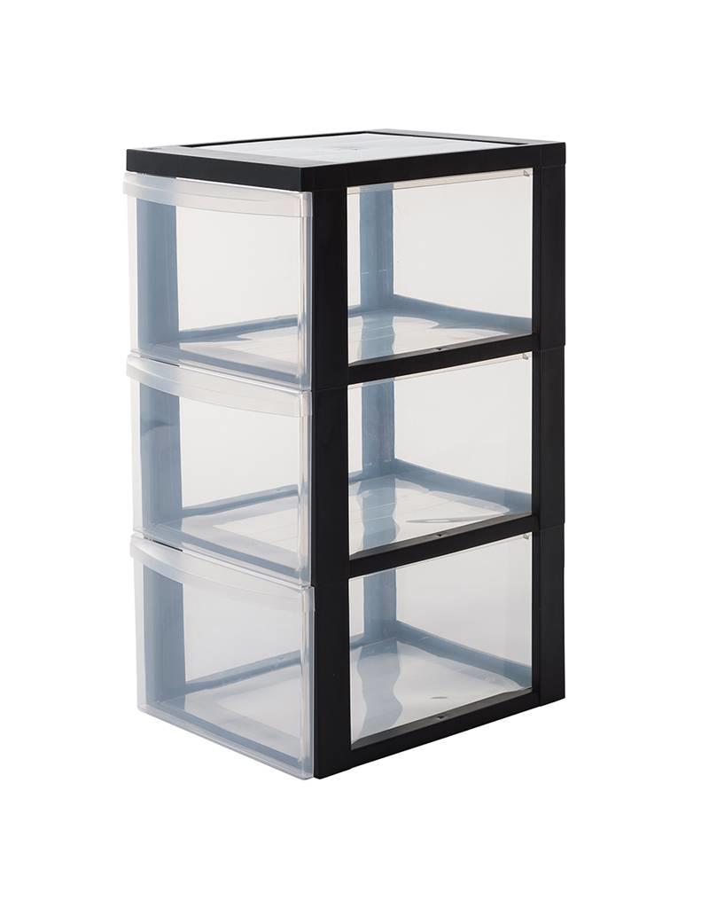 IRIS Design Chest - 3 drawers - DC-303 - Black