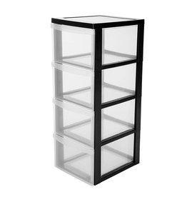 IRIS Design Chest - 4 drawers - DC-304 - Black