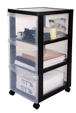 IRIS Design Chest - 3 drawers - DC-303 - Black