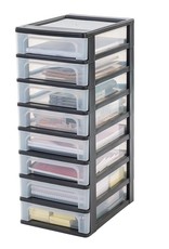 IRIS Organizer Chest - 8 drawers - OCH-2080 - Black