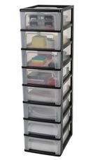 IRIS Organizer Chest - 8 lades - OCH-2008 - Black