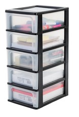 IRIS Organizer Chest - 5 lades - OCH-2005 - Black