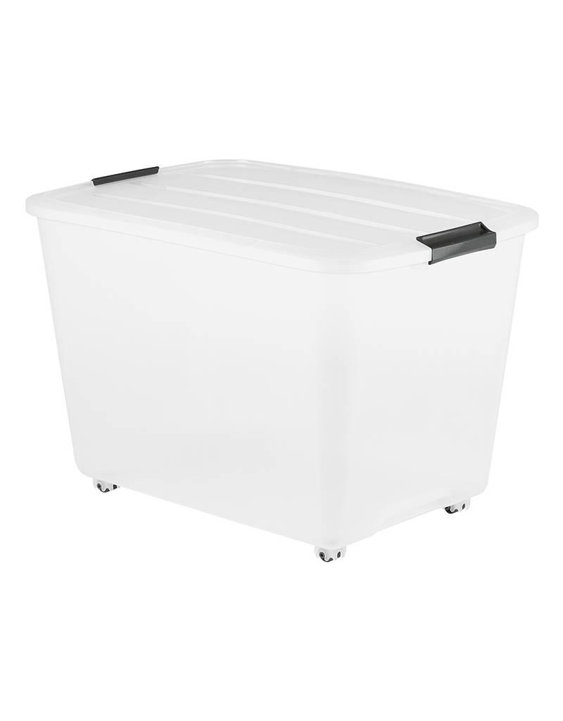 IRIS Rollerbox - 60 liter - set van 4 - TBR-60 - Transparant