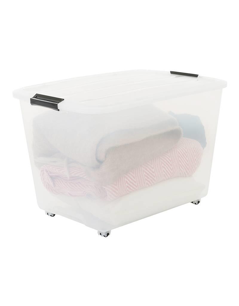 IRIS Rollerbox - 60 liter - set van 4 - TBR-60 - Transparant