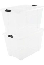 IRIS New Top Box - 60 liter - set van 2 - Transparant