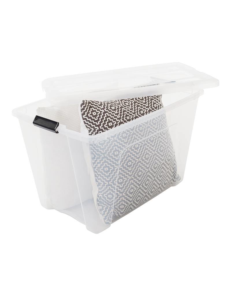 IRIS New Top Box - 60 liter - set van 4 - Transparant