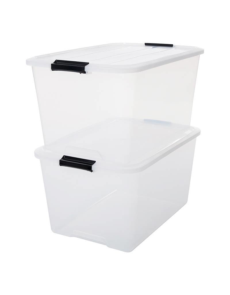 IRIS Top Box - 45 liter - set van 2 - TB-45 - Transparant
