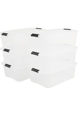 IRIS Top Box - 15 liter - set van 6 - TB-15 - Transparant