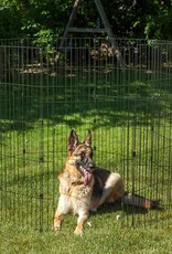 IRIS Wire Pet Circle 48 inch Black