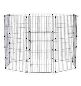 IRIS Wire Pet Circle 48 inch Silver