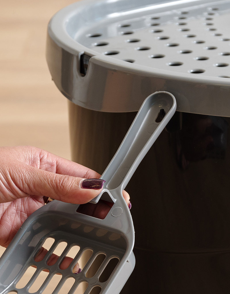 IRIS Kattenbak - Bovenste Ingang - TECL-20 - Black