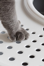 IRIS Cat Litter Box - Top Entrance - TECL-20 - Grey