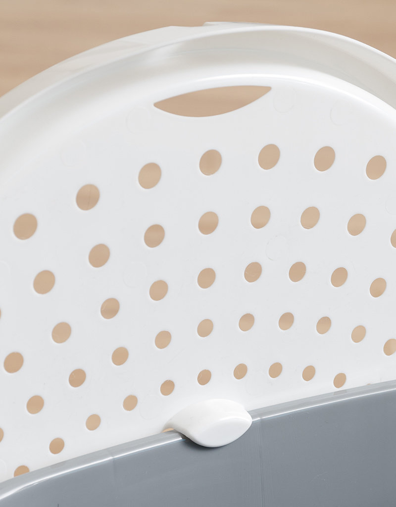 IRIS Cat Litter Box - Top Entrance - TECL-20 - Grey