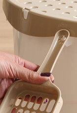 IRIS Cat Litter Box - Top Entrance - TECL-20 - White