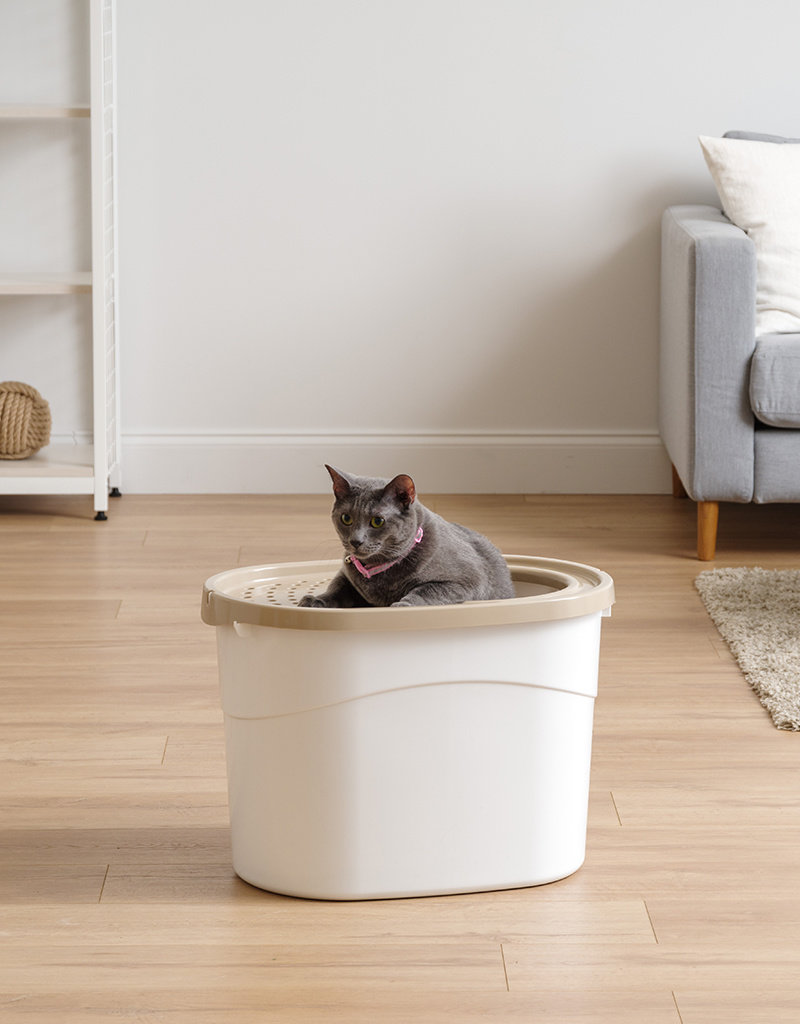 IRIS Kattenbak - Bovenste Ingang - TECL-20 - White