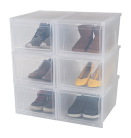 IRIS Foldable Shoe Box - set van 6