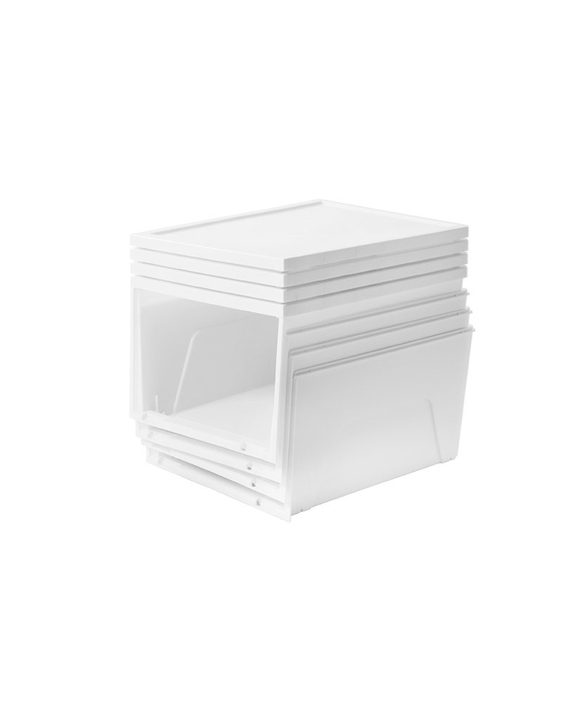 IRIS Foldable Shoe Box - set van 6