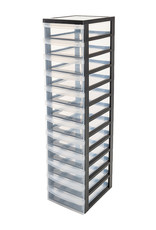 IRIS Design Chest - 12 drawers - DC-012 - Black