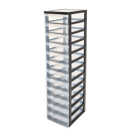 IRIS Design Chest - 12 drawers - DC-012 - Black