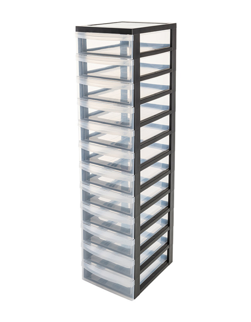 IRIS Design Chest - 12 drawers - DC-012 - Black