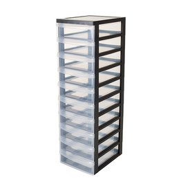 IRIS Design Chest - 10 drawers - DC-010 - Black
