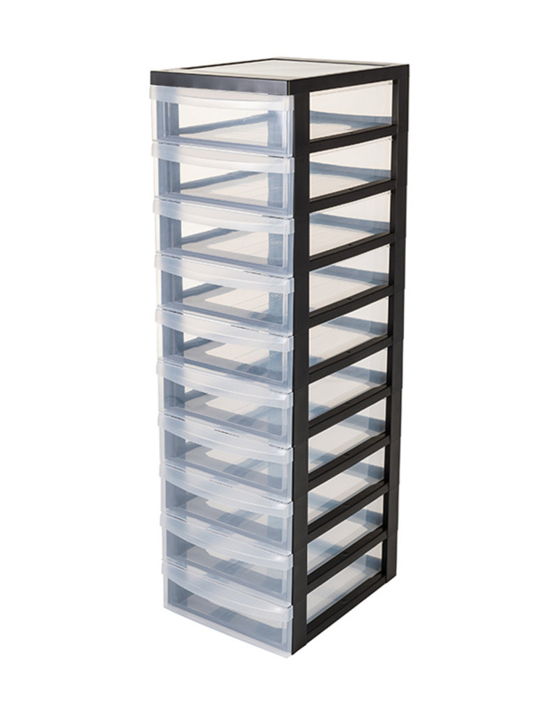 IRIS Design Chest - 10 drawers - DC-010 - Black