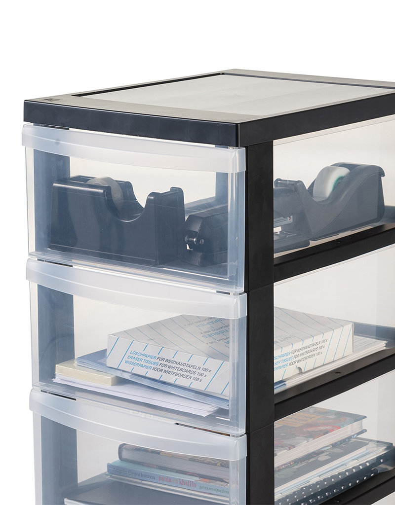 IRIS Design Chest - 5 lades - DC-005 - Black