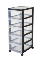 IRIS Design Chest - 5 lades - DC-005 - Black